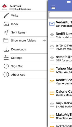 Rediffmail Professional(圖5)-速報App