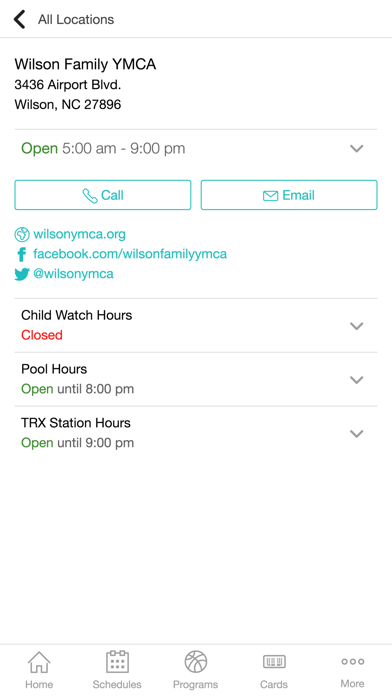 Screenshot #1 pour Wilson Family YMCA