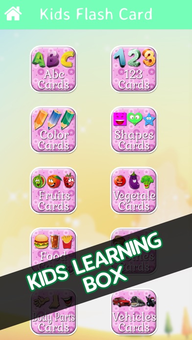 Screenshot #1 pour Kids Educational Flashcards