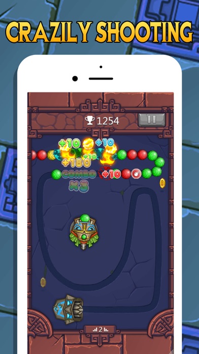 Frog Shooter : Zumu Puzzle screenshot 2