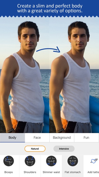 Retouch Men: Abs & Body Editor