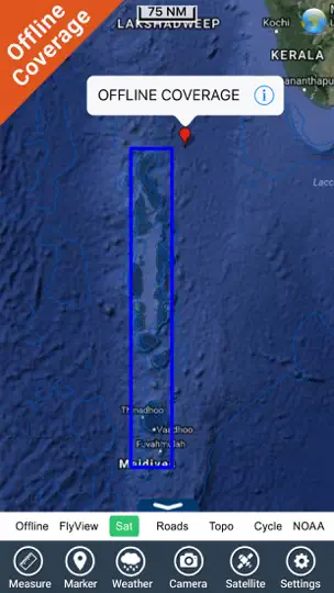 Maldives GPS Map Navigator iPhone Screenshot 5