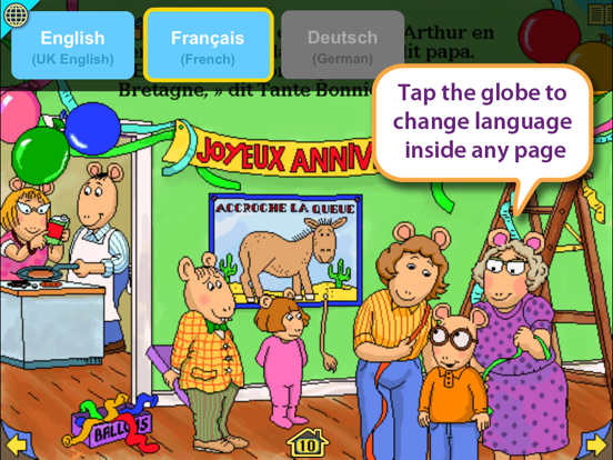 Screenshot #5 pour UK-Arthur's Birthday