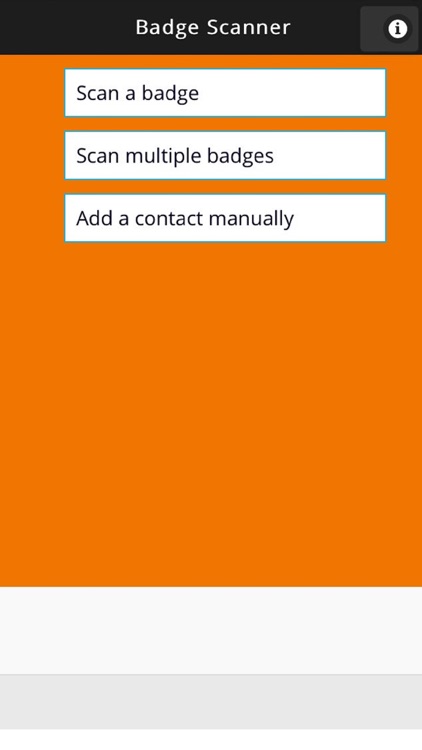 INFORMS Badge Scanner