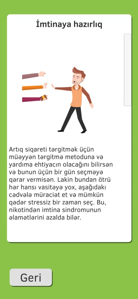 Tütündən imtina et