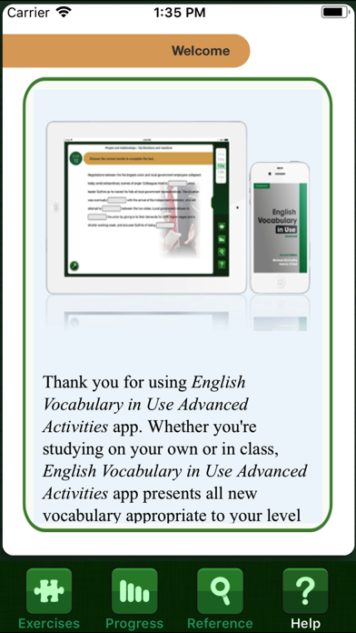 English Vocabulary in Use Advanced Activities Screenshot 1