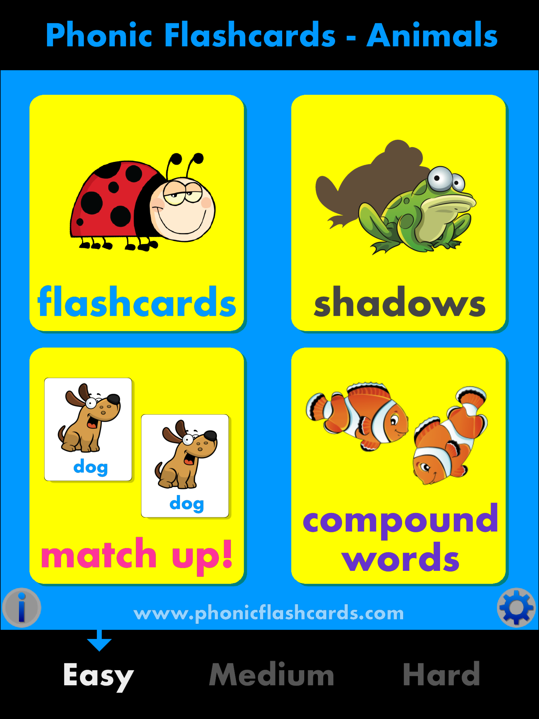Phonic Flashcards - ANIMALS screenshot 20