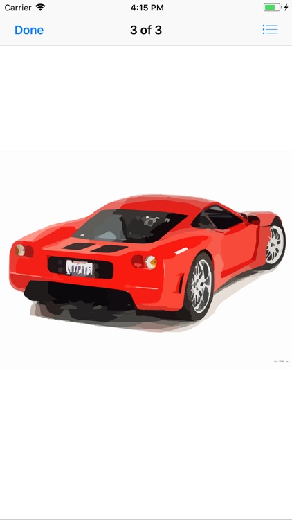 Red Car Stickers screenshot-4