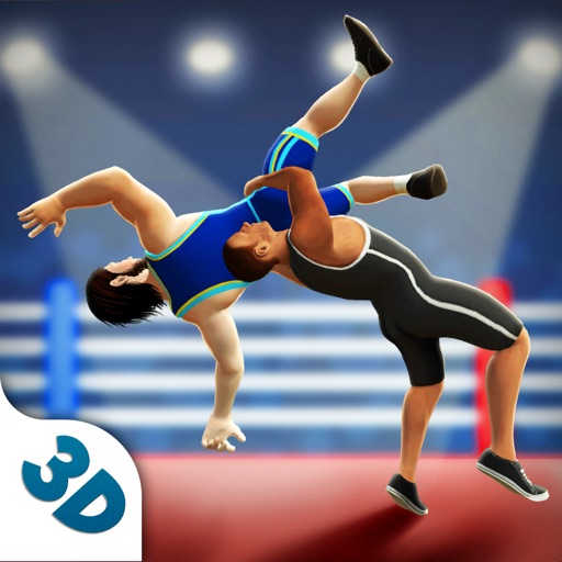 Freestyle Wrestling Fight Star Icon