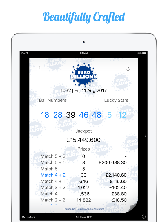 Screenshot #4 pour EuroMillions Results