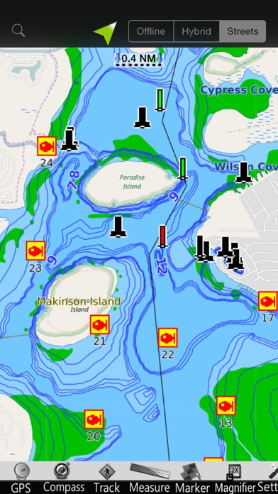 Lake Tohopekaliga GPS Charts screenshot 3