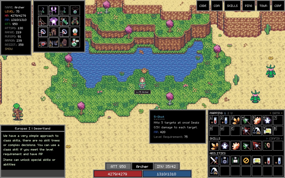 #4. Adventure Land - CODE MMORPG (macOS) 由: Kaan Soral