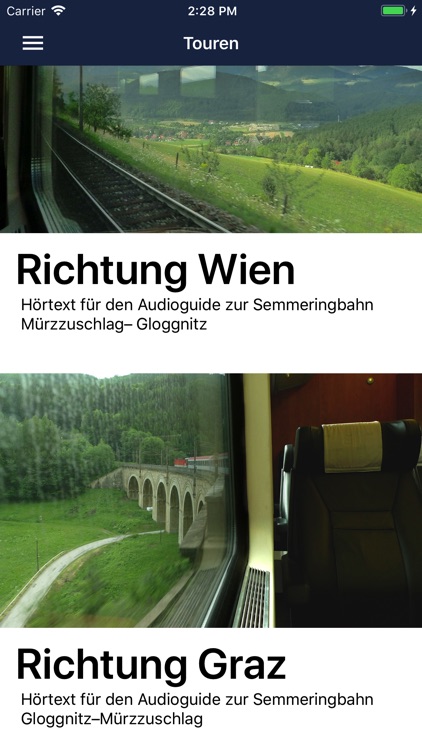 Audioguide Semmeringbahn