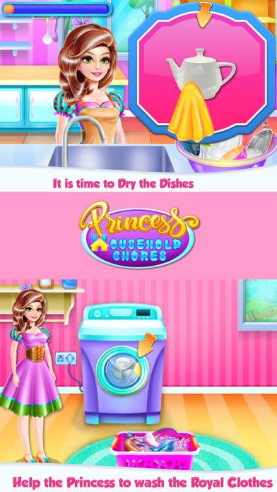 Princess House Hold Chores screenshot 3