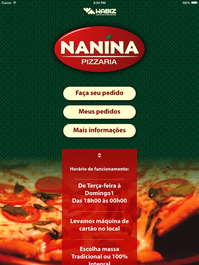 Pizzaria Napoli em Itajubá Cardápio