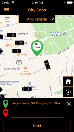 City Cabs (Edinburgh) Ltd(圖2)-速報App