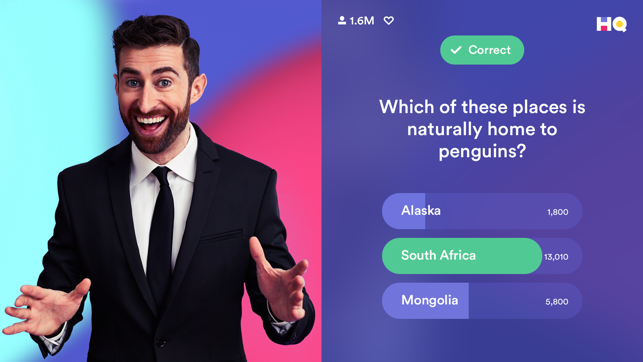 ‎HQ Trivia Screenshot