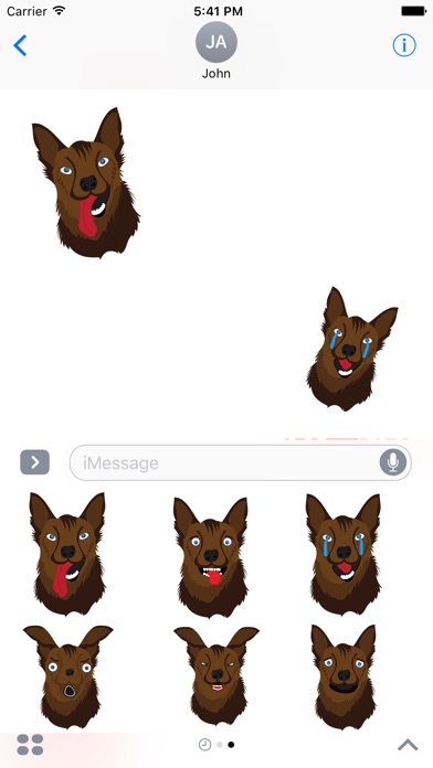 German Shepherd Emojis screenshot 4
