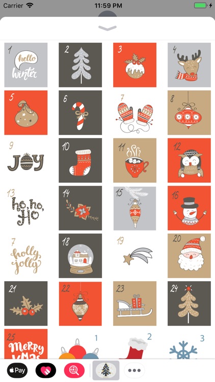 Advent Calendar - Stickers