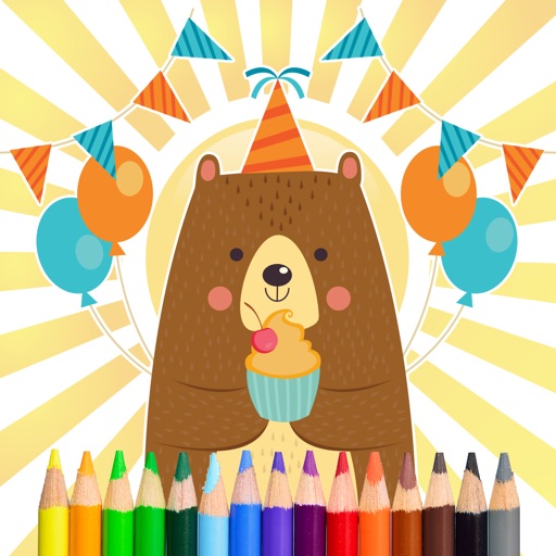 Bear Coloring and Painting Book icon