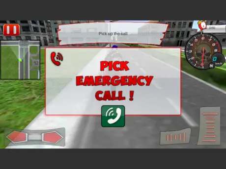 Bike Rider Ambulance Rescue