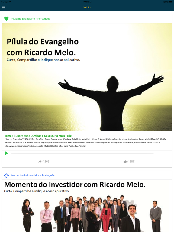 IRM Oficial iPad screenshot 3 - Entertainment app