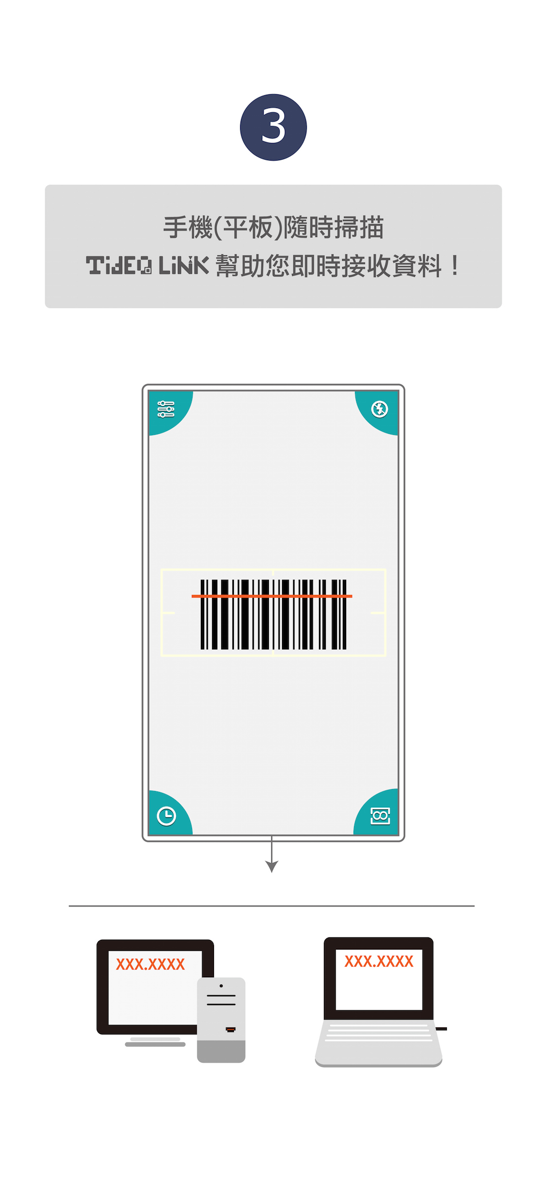 Tide Q Link - Barcode Scanner