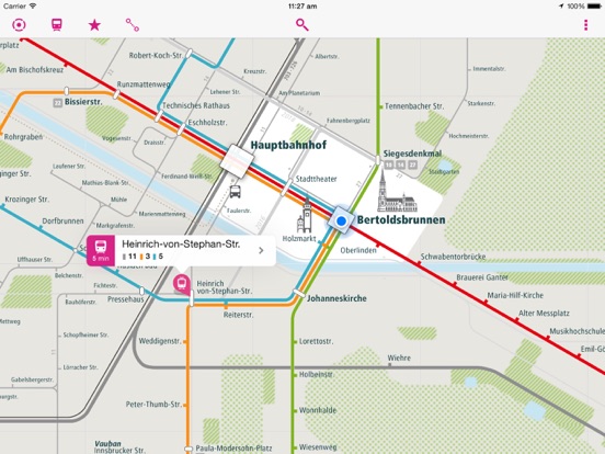 Screenshot #4 pour Freiburg Rail Map Lite