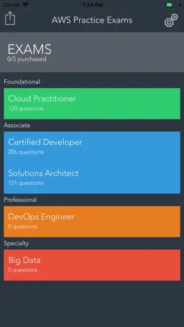 Game screenshot AWS Practice Exams (All Tests) mod apk