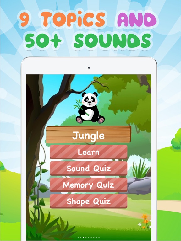 Animal Sounds - Learn & Play iPad screenshot