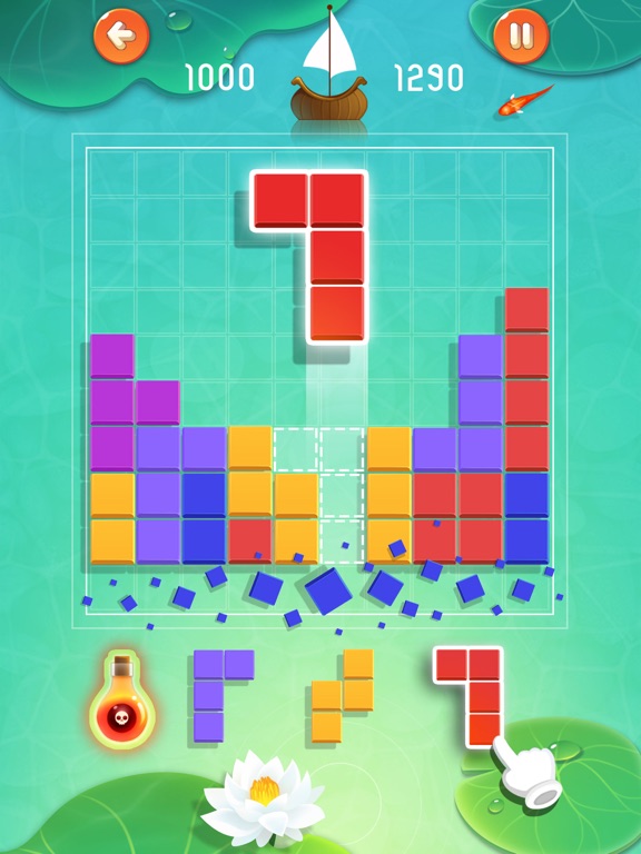 Screenshot #5 pour Block Fish - Fun Puzzle Game