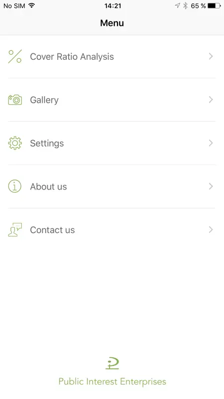 Percentage Cover screenshot 1 of 3
