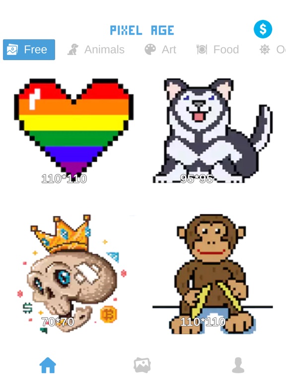 Pixel Age: Color by number