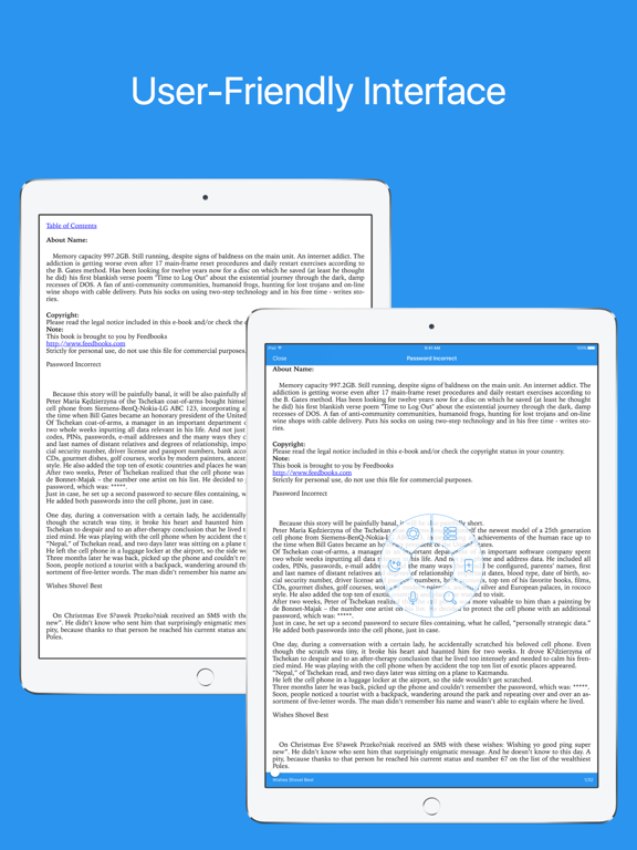 Screenshot #4 pour MOBI Reader - Reader for mobi, azw, azw3, prc