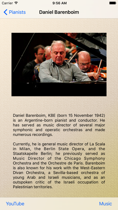 Screenshot #2 pour Famous Pianists