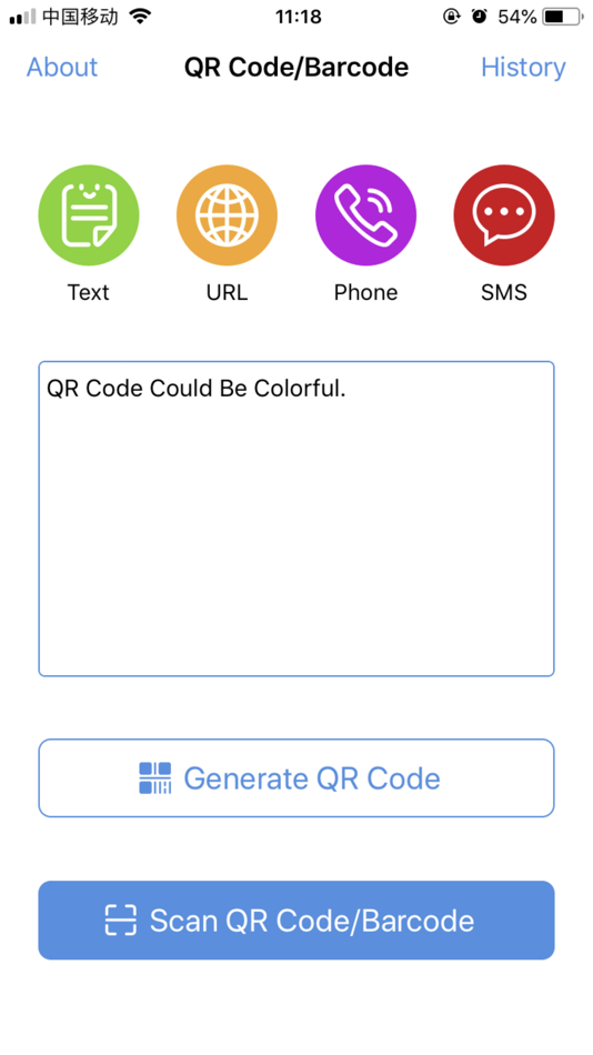 #1. QR Code Reader - Scanner App (iOS) 来自: LongMei Huang