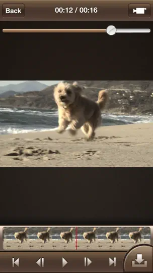 Captura de pantalla de MovieToImage en iPhone 3