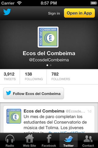 Ecos del Combeima screenshot 3