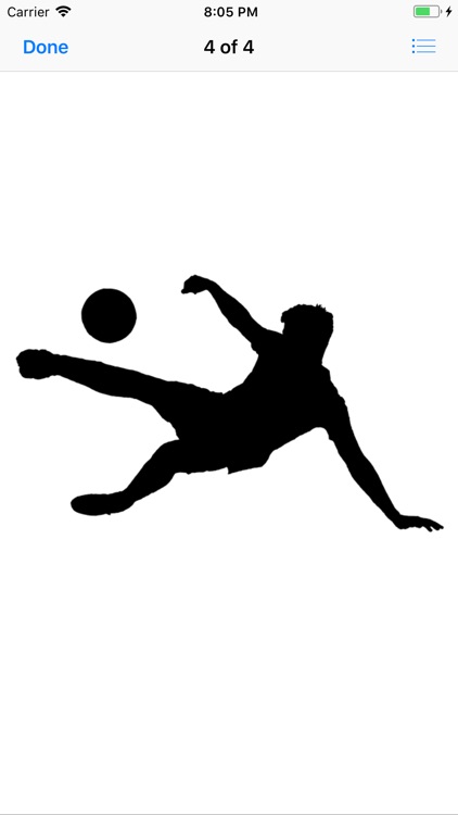 Silhouette Football Stickers screenshot-7