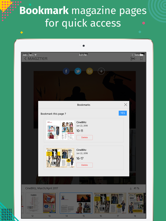 CineBlitz iPad screenshot