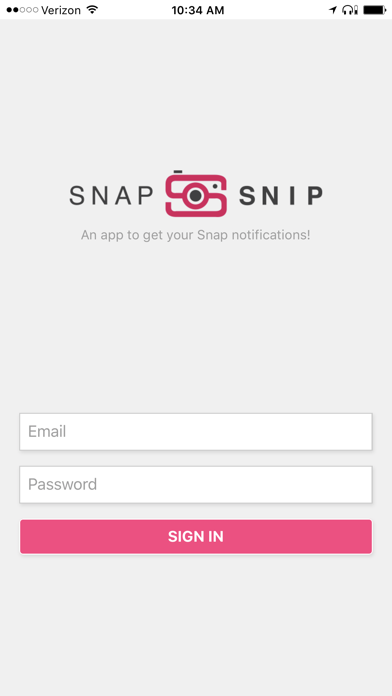 Screenshot #1 pour Snapsnip Notification Center