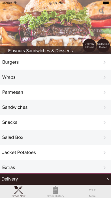 Flavours Sandwiches & Desserts screenshot 2