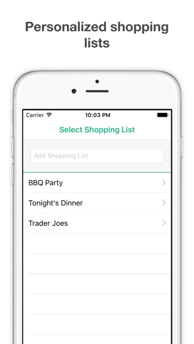Shopping List : Grocery List Screenshot