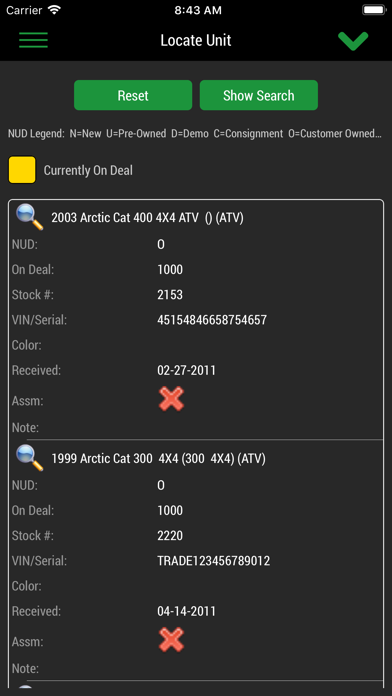 Lizzy CRM screenshot