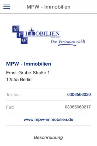 MPW Immobilien Berlin screenshot 2