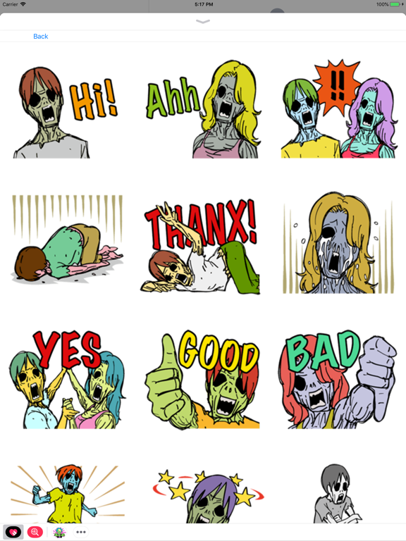 Screenshot #6 pour Zombie Stickers Collection