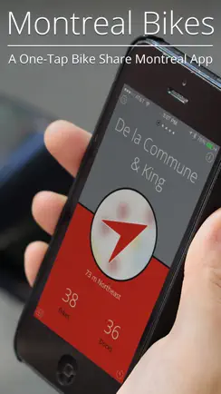 Montreal Bikes — A One-Tap Bixi Bike App iPhone image 1