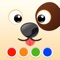 DOGS is a funny drawing and coloring app for all ages