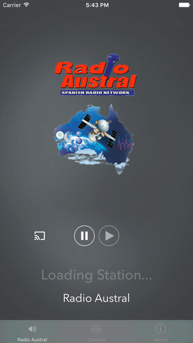 Radio Austral iPhone screenshot 2 - Music app