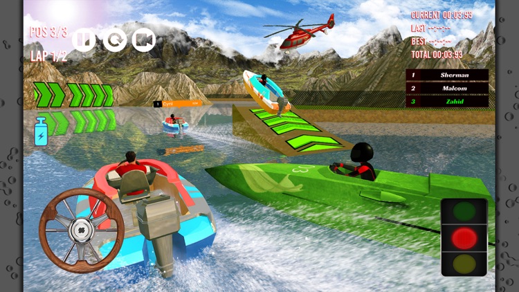 3D Boat Racing Simulator 2018
